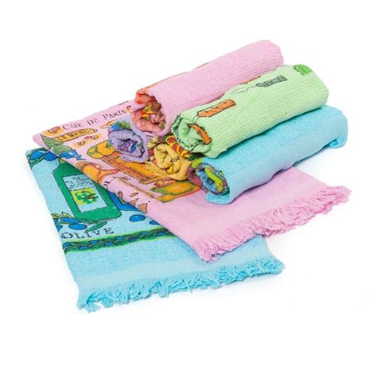 Repasadores de Algodón con flecos (12 unidades)